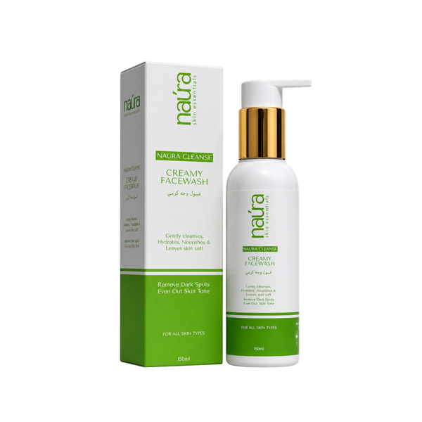 Naura Cleanse Creamy Facewash 150ml gentle hydrating face wash Pakistan