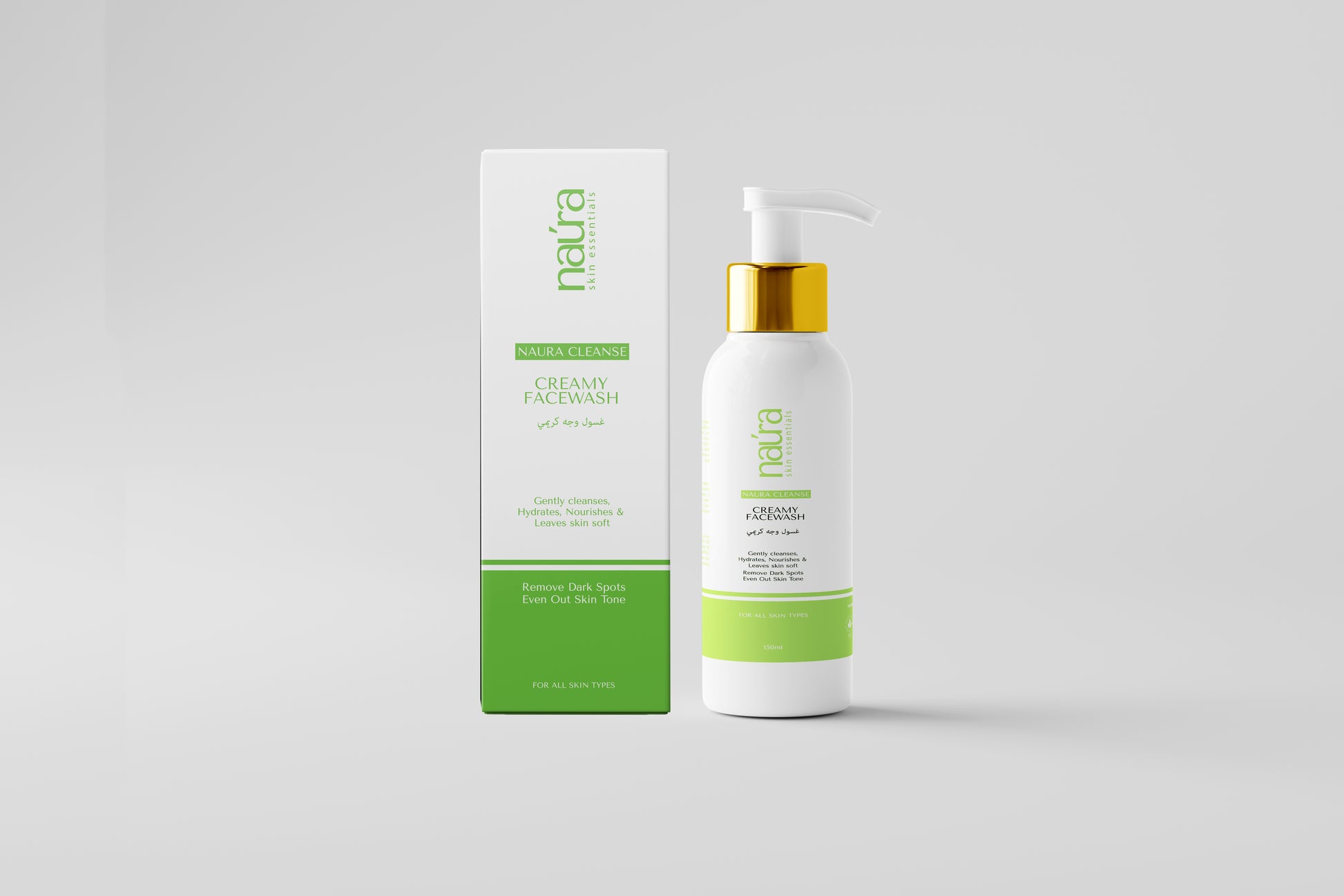 Naura Creamy Face Wash – Gentle Cleanser for Soft, Bright, Hydrated Skin